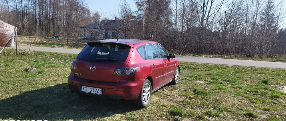 Mazda 3 cena 10300 przebieg: 195558, rok produkcji 2008 z Wągrowiec małe 79